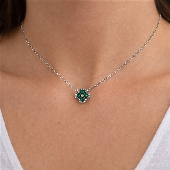 Collier Ultima Edizione Femme in Argent CAO4639-VERDE - CAO4639-VERDE